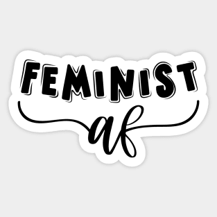 Feminist af Sticker